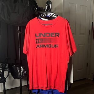 Under Armour Men's Bold Red Tee